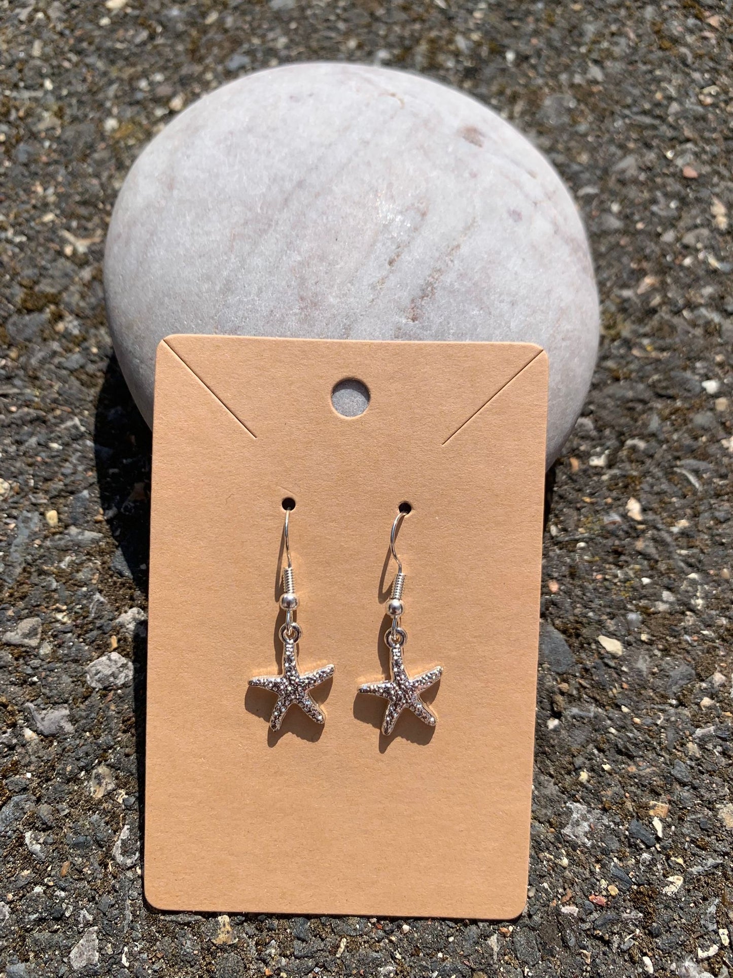 Starfish earrings.