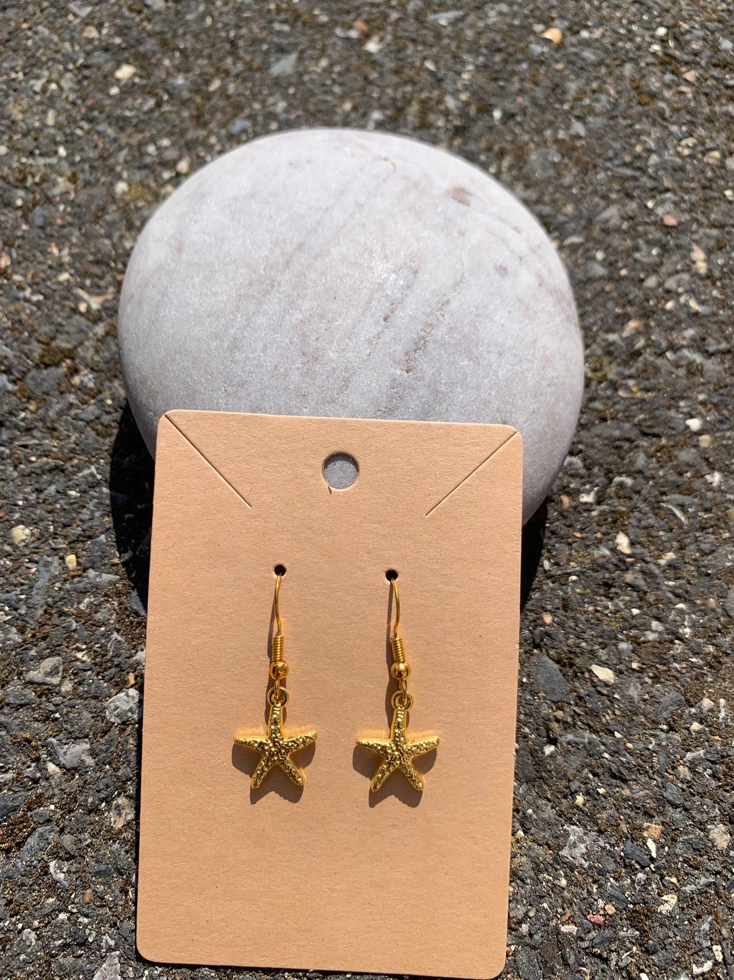 Starfish earrings.