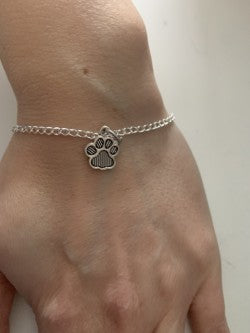 Dog paw bracelet.